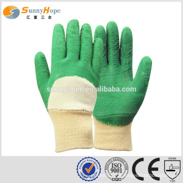 SUNNYHOPE Luvas Latex Palm Coated luvas de trabalho industriais